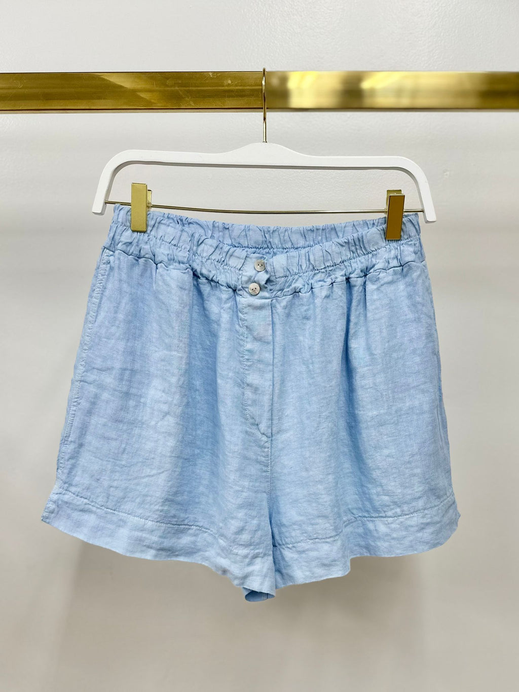 Asymmetrical Linen Top