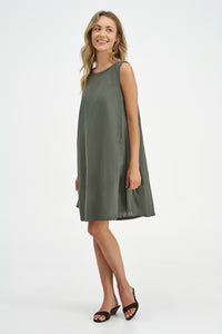 Women's Woven Dress-Cactus
