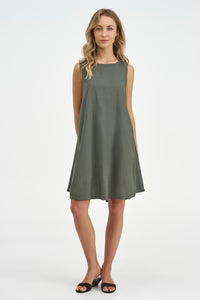 Women's Woven Dress-Cactus