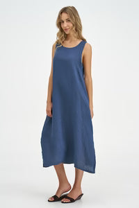 Women's Woven Dress-Navy
