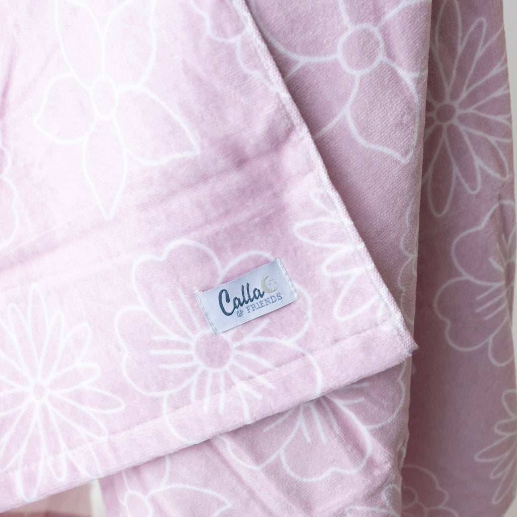 The Kenzie Beach Towel - Blossom: Petal Pink